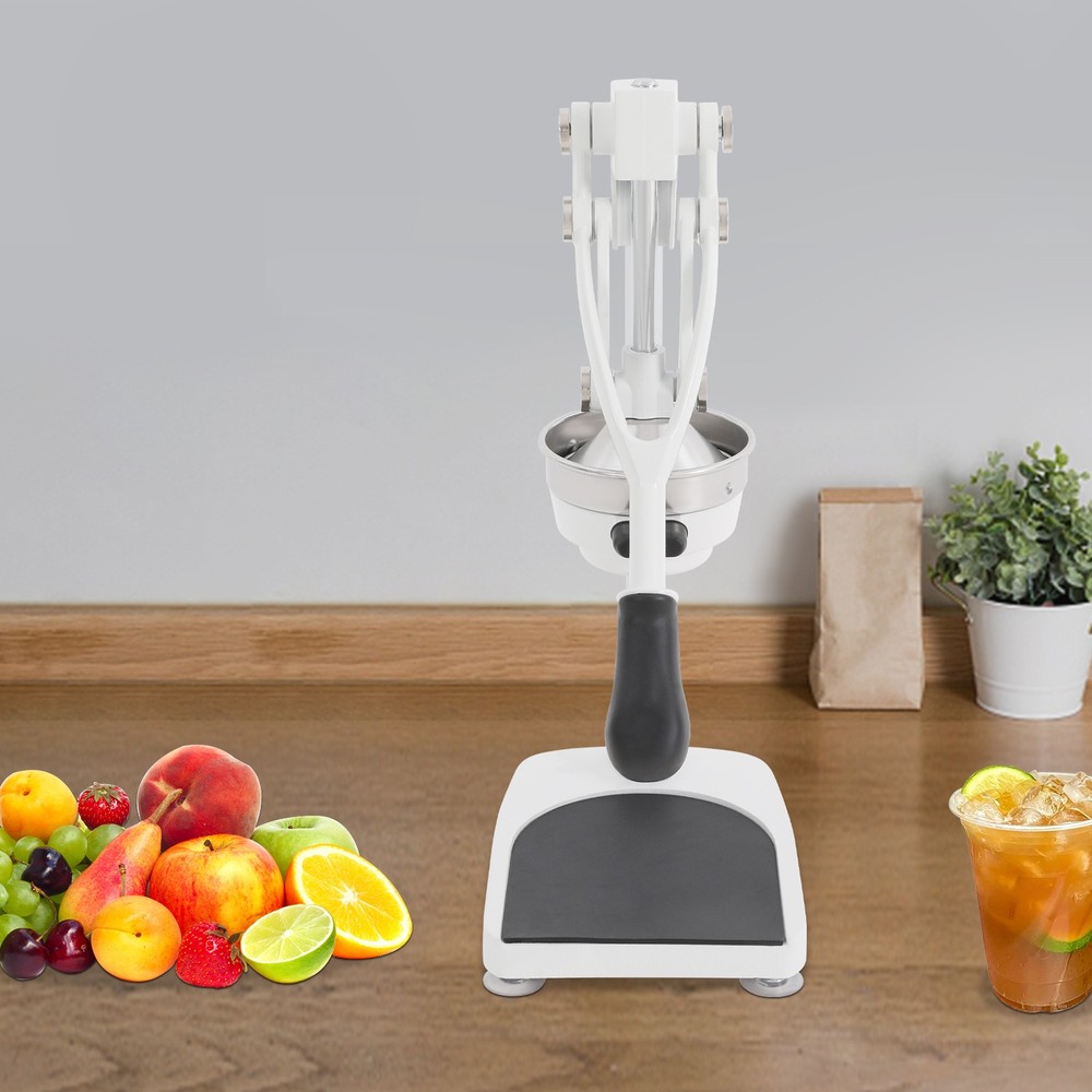 Commercial Manual Juicer with Double Press Head for Efficient Juice Extraction