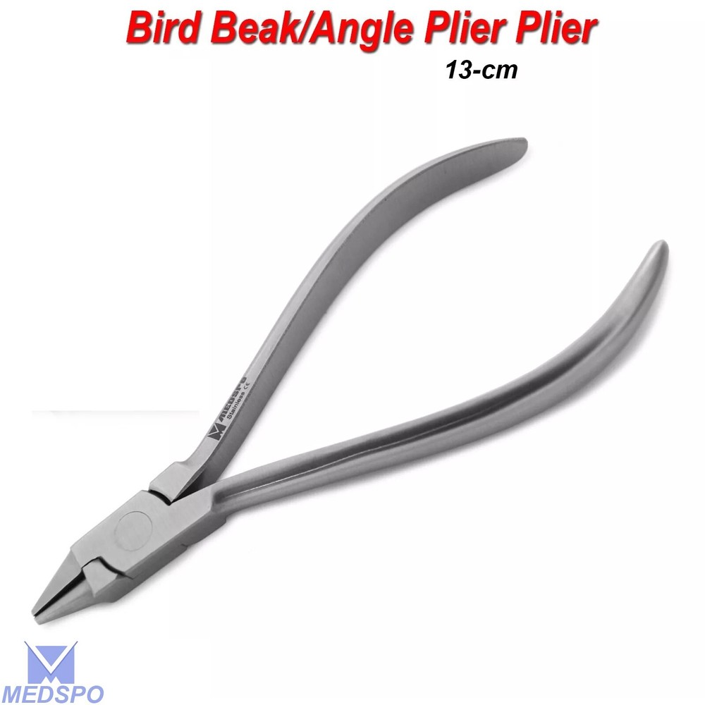 Orthodontic Wire Bending Loop Forming Bird Beak Angle Pliers Dental Instruments
