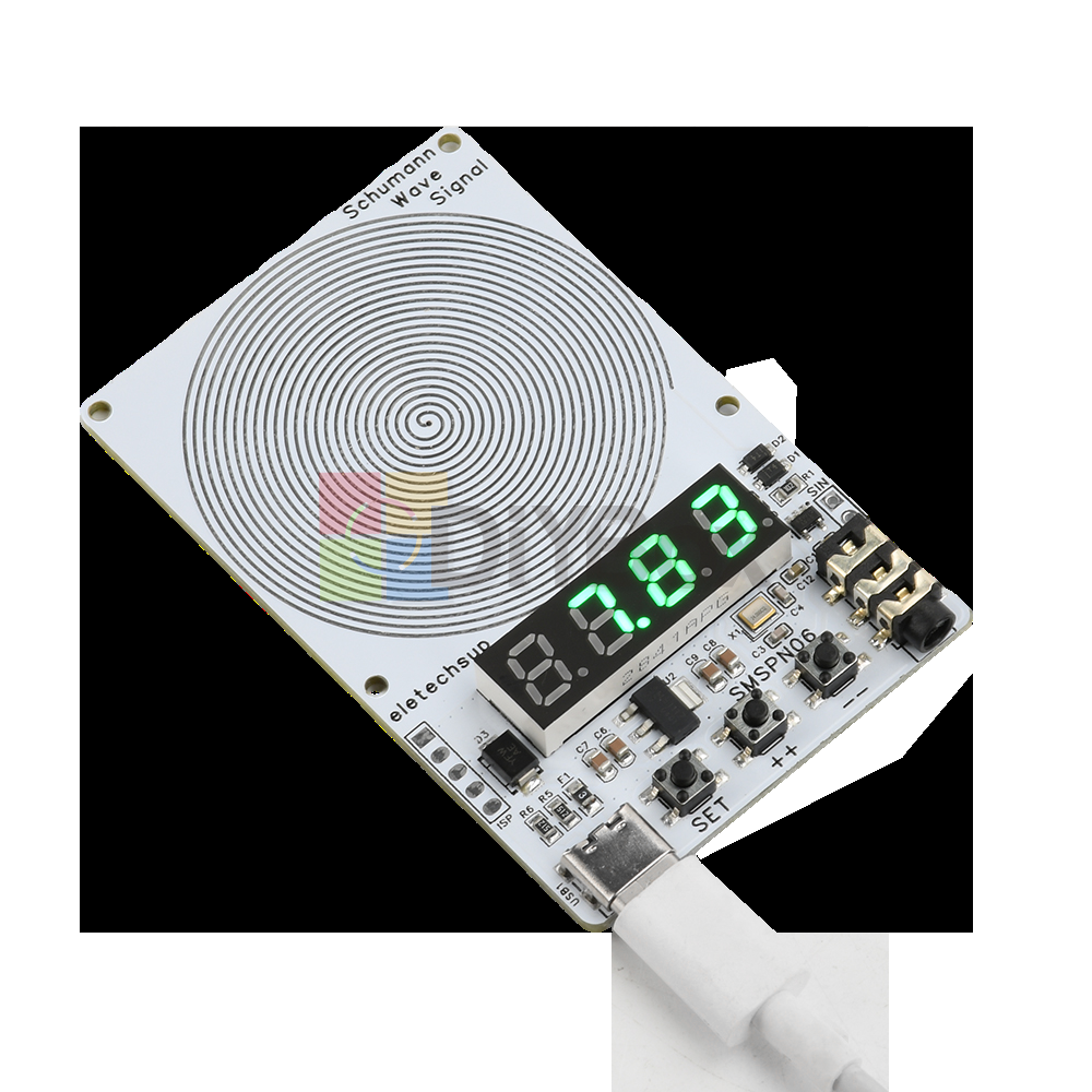 Adjustable 0.01Hz~9999Hz Frequency Schumann Wave Generator 4-Bit Digital Display