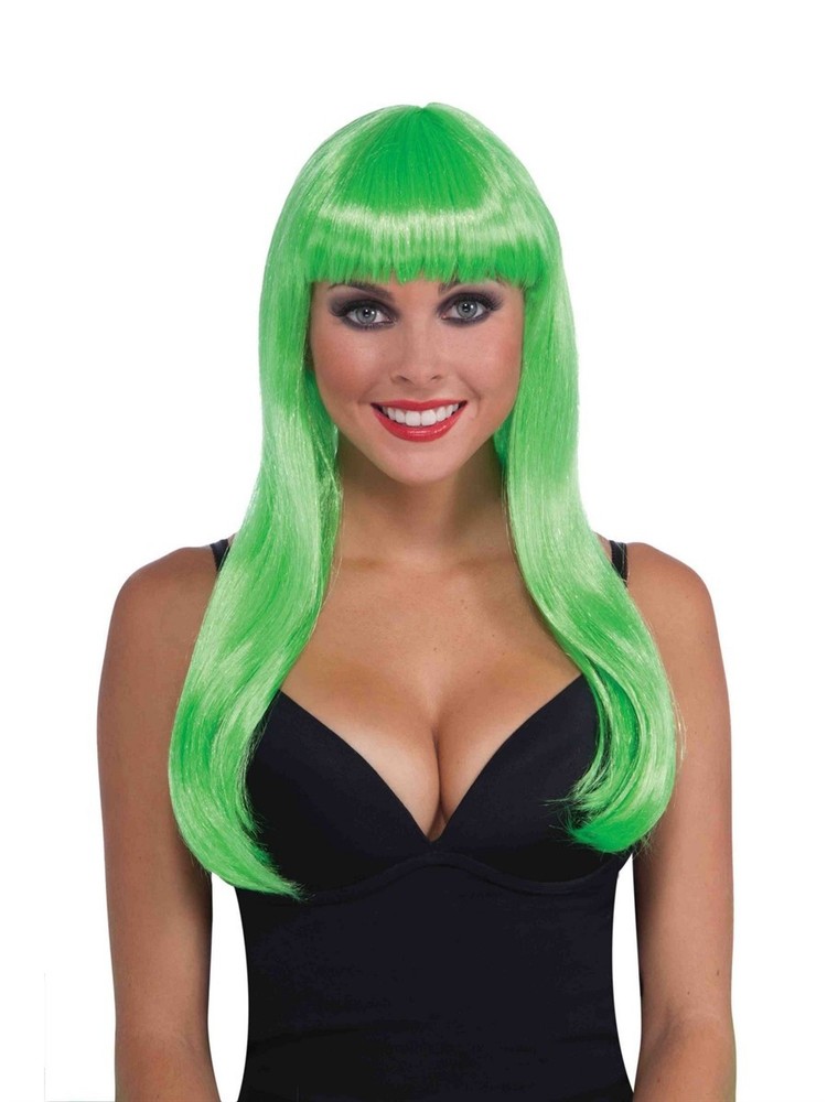 Neon Green Long  Wig - Rubie's