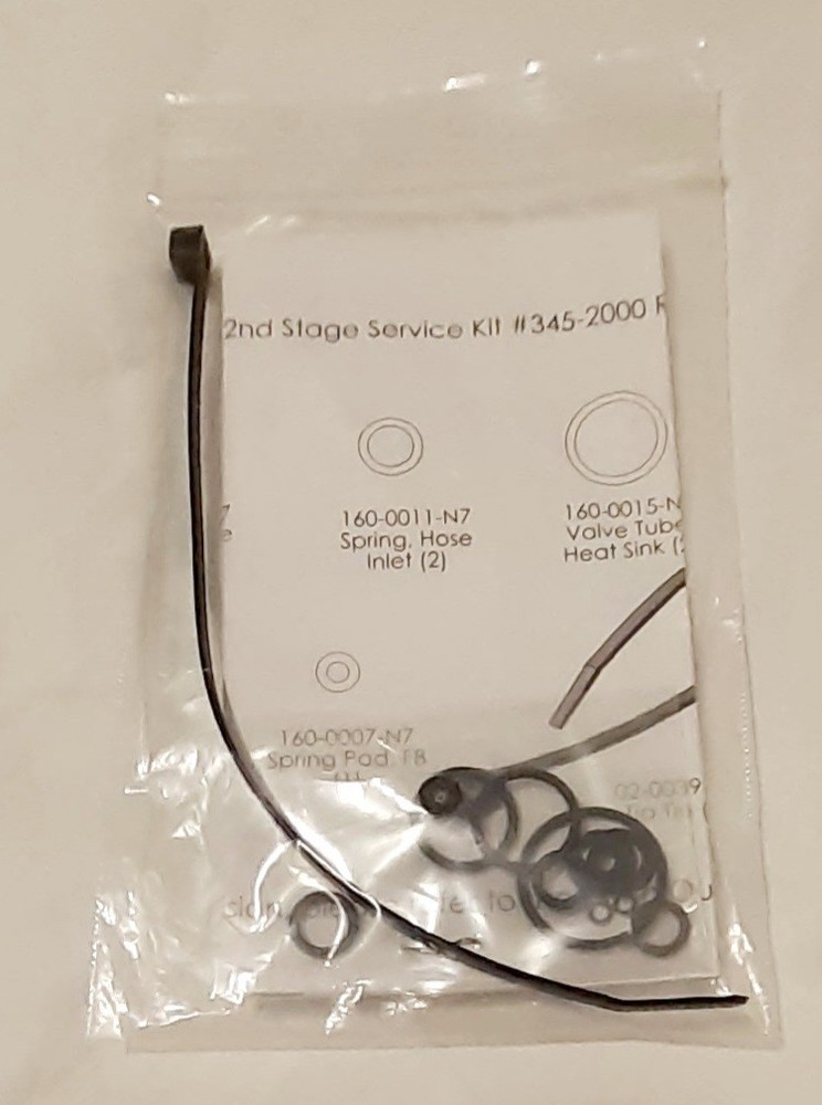 Zeagle 2nd Stage Service Kit # 345-2000 Rev. 2
