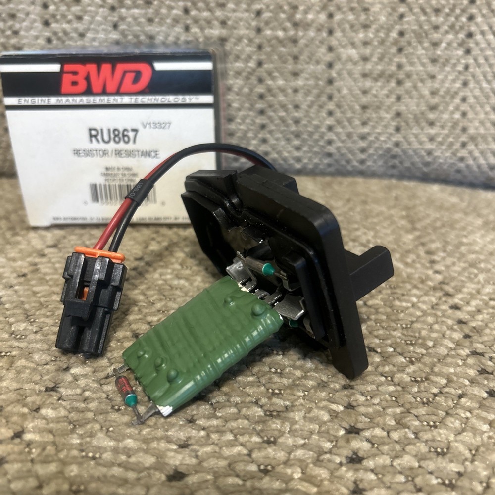 HVAC Blower Motor Resistor Front BWD RU867