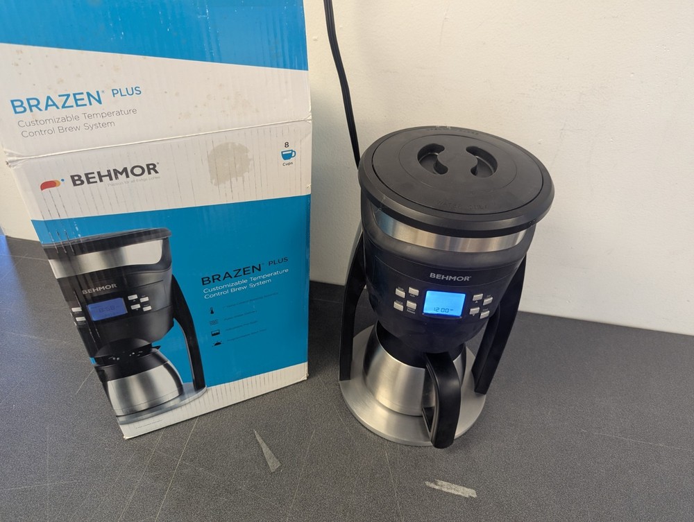 Behmor Brazen Plus 8 Cup Customizable Brew System Coffee Maker - Works - Details