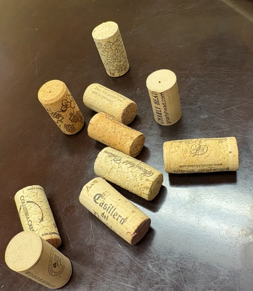 Used Wine Corks Both Red and White