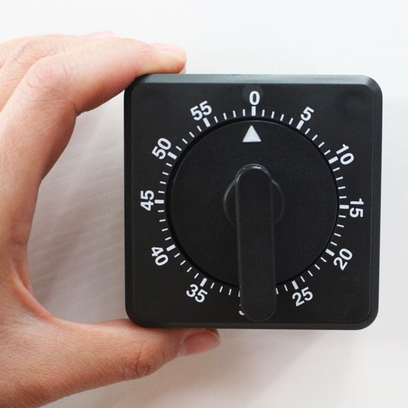 Portable Mechanical Timer Visual Countdown Clock for Time Management Tool Loud A