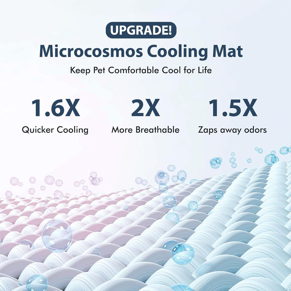 MICROCOSMOS Summer Cooling Mat & Sleeping Pad- Water Absorption Top, Materials S