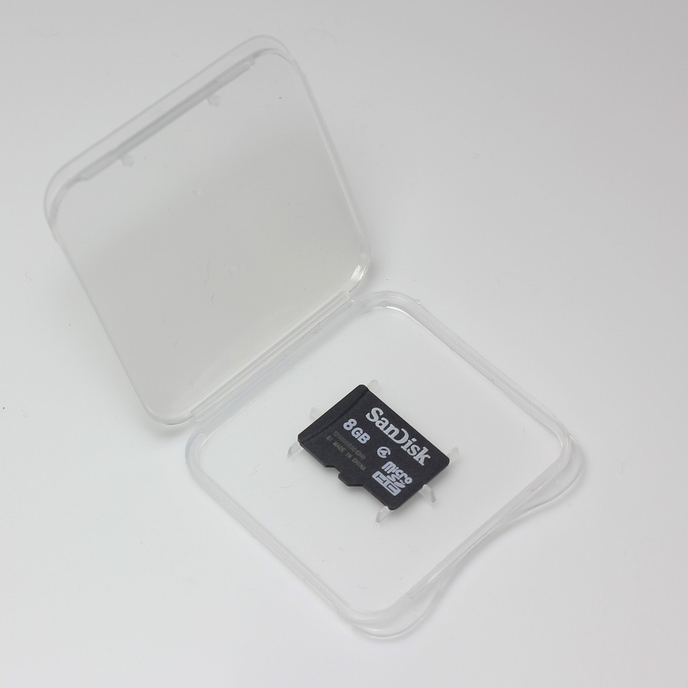 100-Pack TF MicroSD Card Plastic Cases - Durable & Protective Storage Solutions