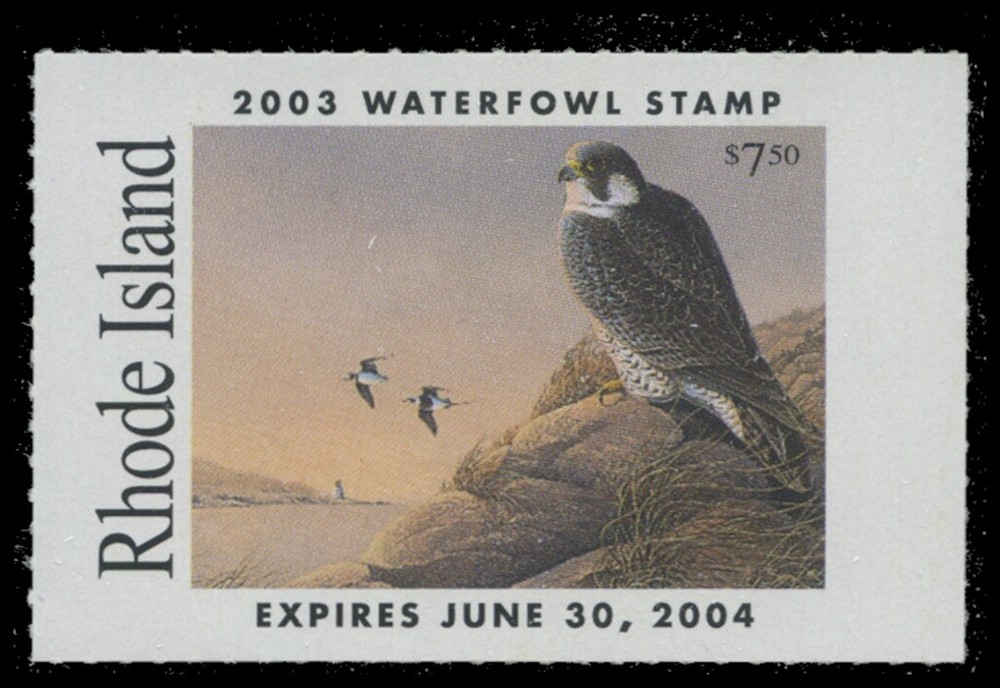 2003  Rhode Island State Duck Stamp Mint Never Hinged. Original Gum