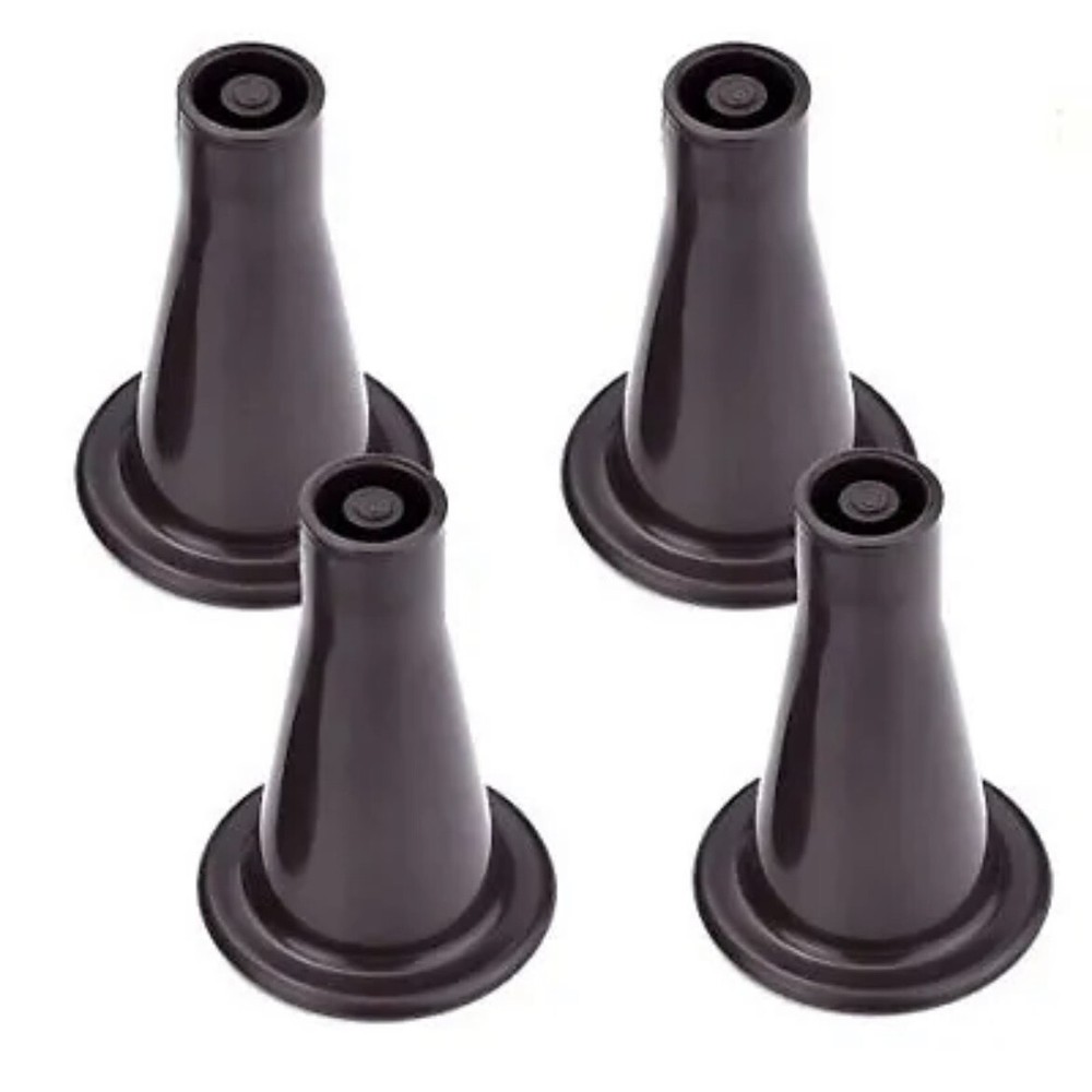 4 Pack Plastic Bed Frame Glide Legs - Replace Wheels - Replacement Feet for Bed