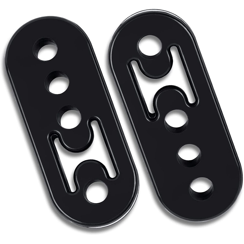 2 x 4 Hole Polyurethane Exhaust Tail Pipe Hanger Insulator Mount Holder Bracket