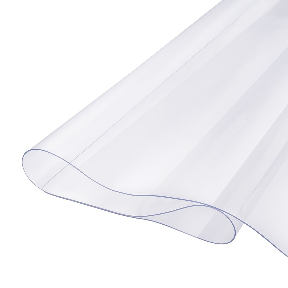 Plastic Table Cover 36 x 48 Inch 1.5 mm Thick Clear Table Protector Rectan