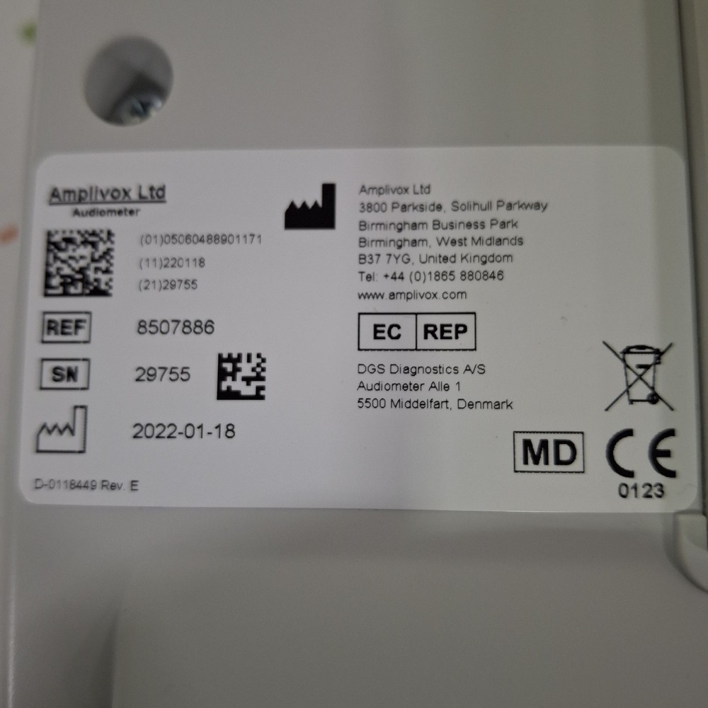 Amplivox Model 116 Audiometer