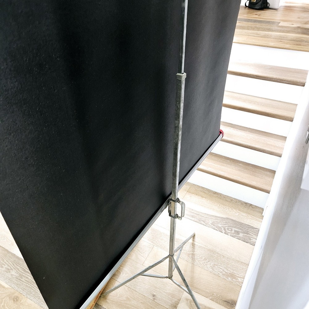 Da Lite White Magic Projector Screen 49" x 33" 1950s in Original Box