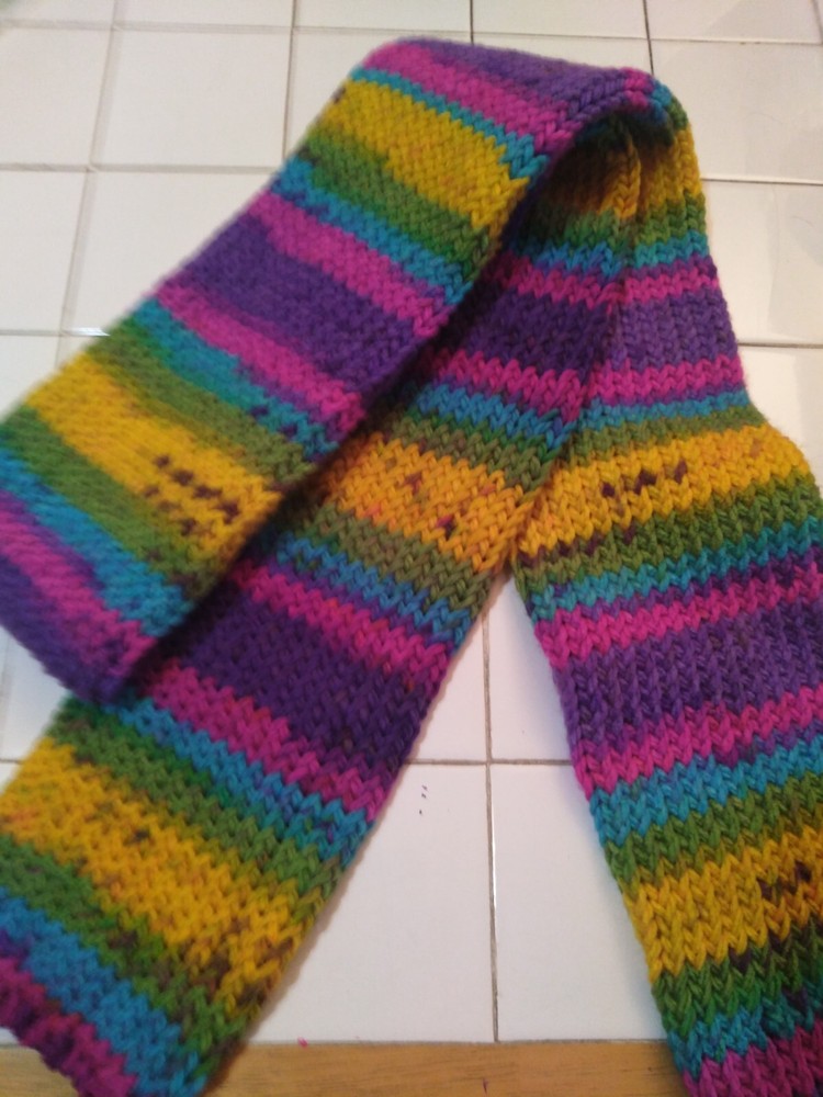 Handmade Knitted Scarf -Long