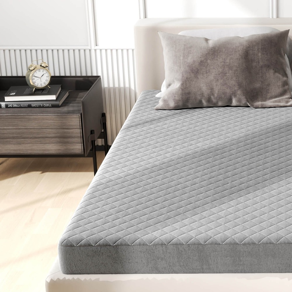 Queen Size Mattress Protector w/ Deep Pocket Sponge Padding Anti-slip Bottom