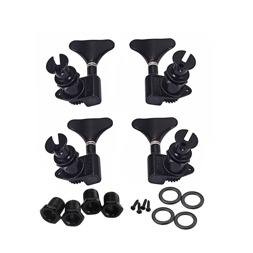 Ukulele String Tuning Pegs, 2L2R Enclosed Locking Tuners