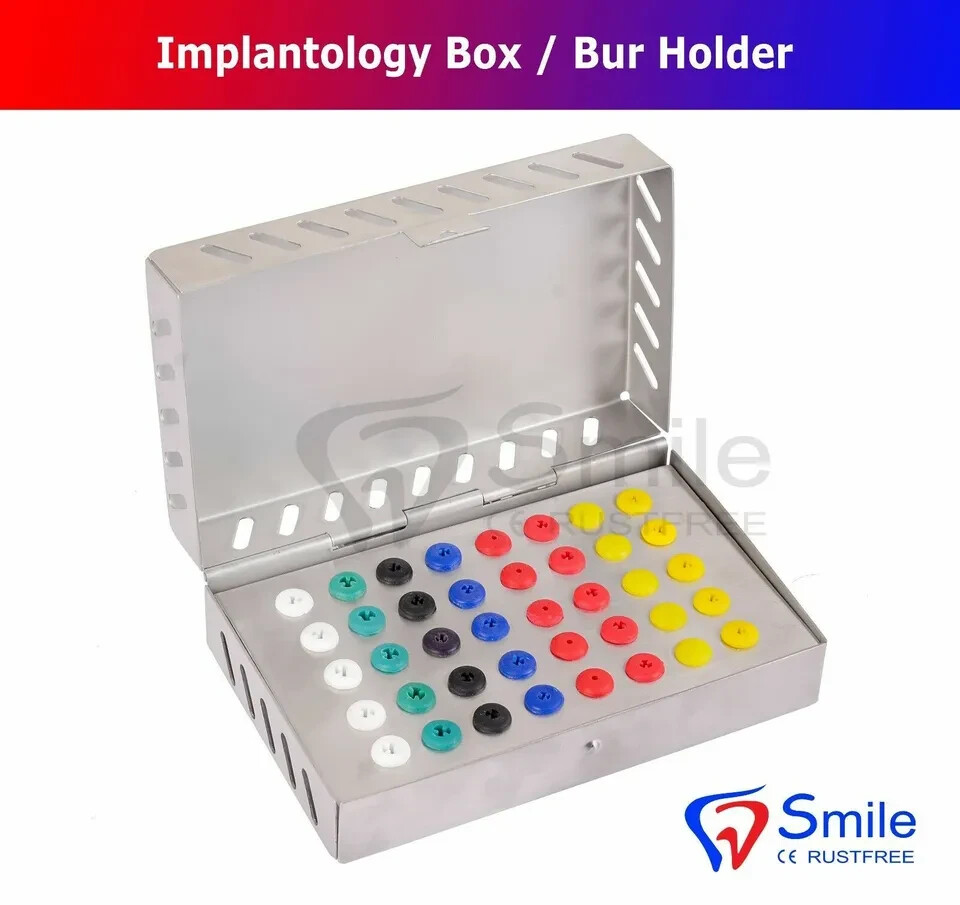 Dental Surgical Instruments Empty Sterilization Box for Surgical Implant Tools