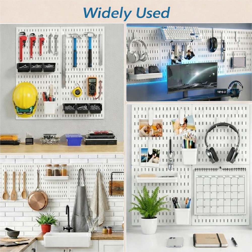 Pegboard Wall Organizer 24x36 Tool Storage