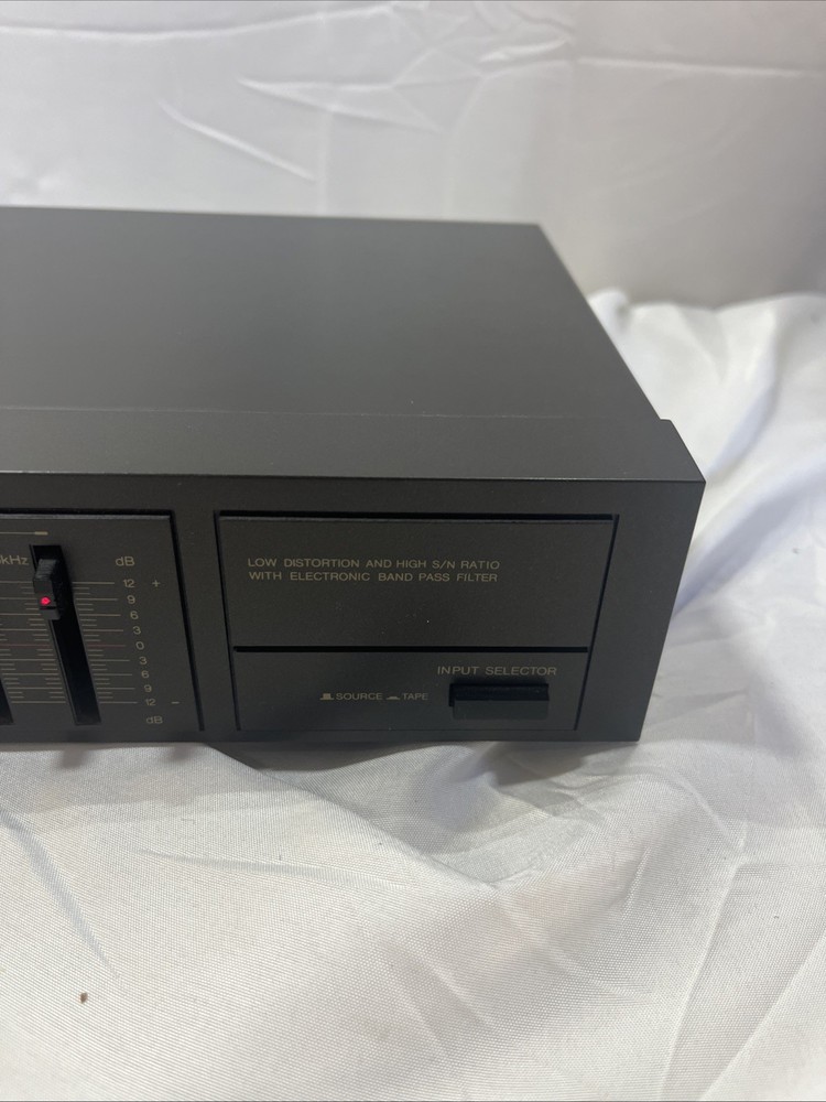 Technics SH-8017 Analog Stereo Graphic Equalizer w/ RCA Inputs Outputs Tested