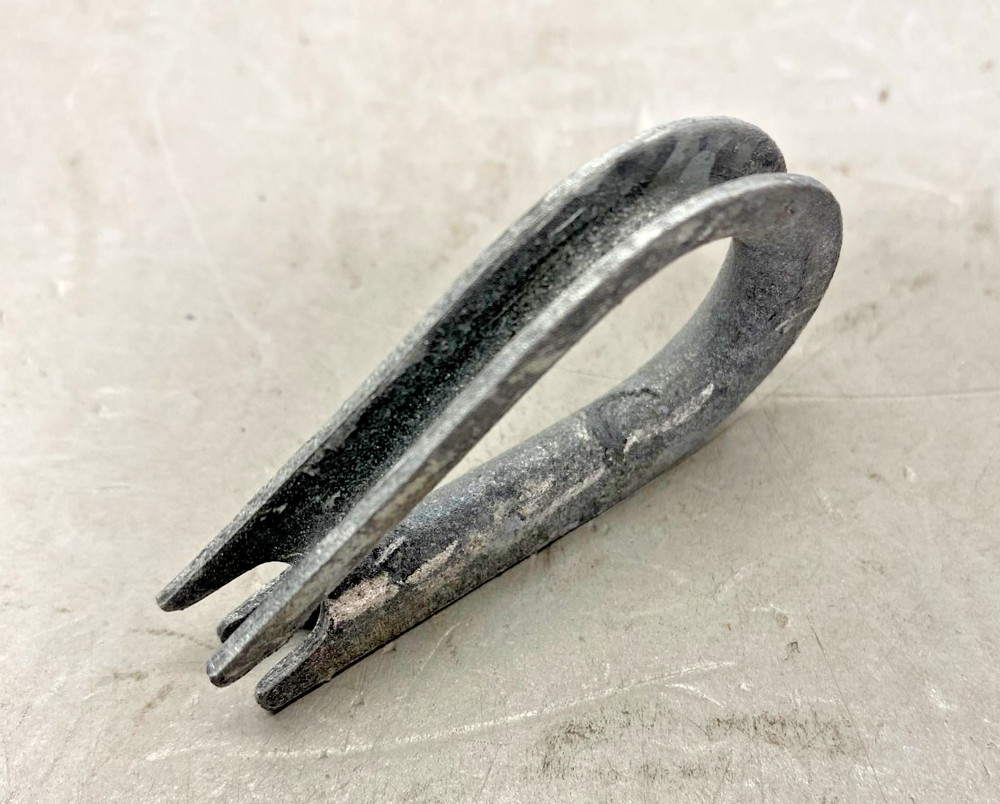 Wire Rope Thimble 1/8" DIA, Galvanized STL 5 PCS
