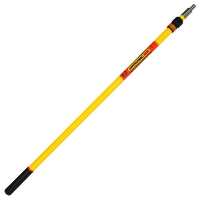 Structron Threaded Fiberglass Broom Handle Extendable 2' to 4'