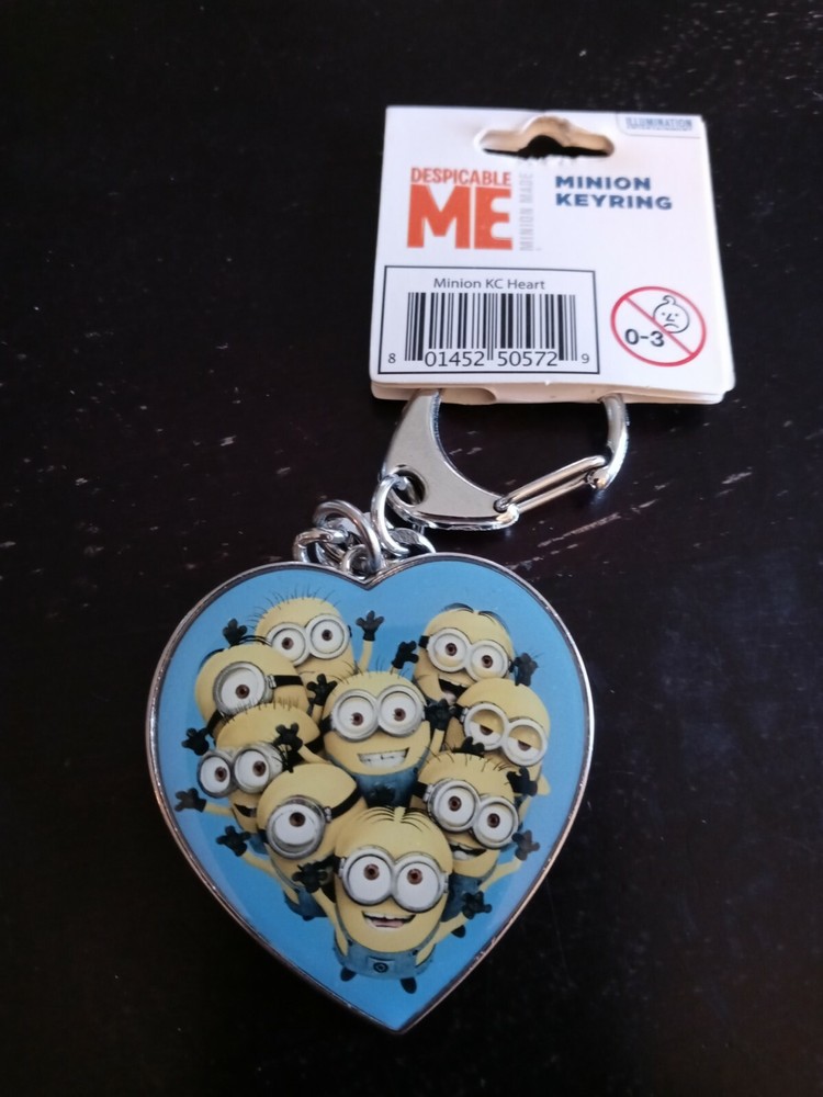 Dispicable Me Minion's Heart Key Ring