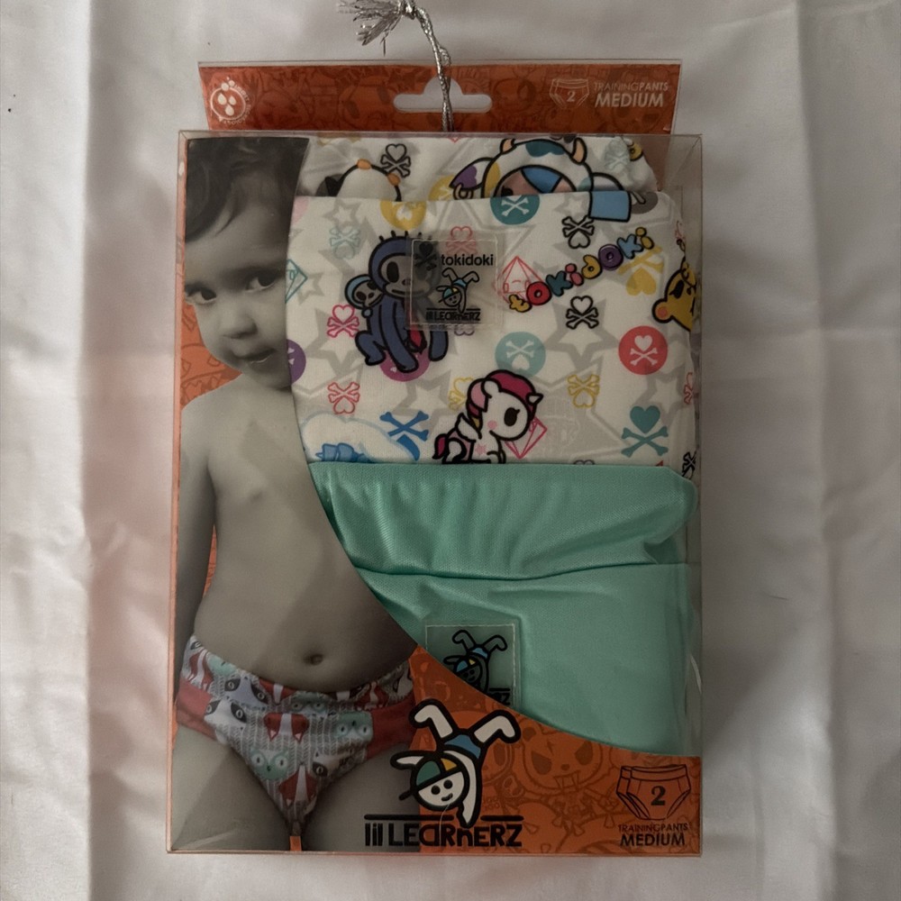 Tokidoki x Lil Learnerz Training Pants, Medium  35-45lbs, 2-Pack - Reusable