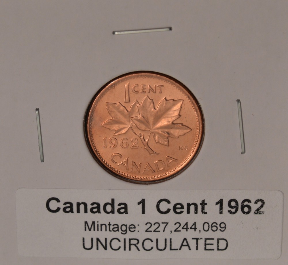 1962 Canada Penny - Uncirculated - B/U