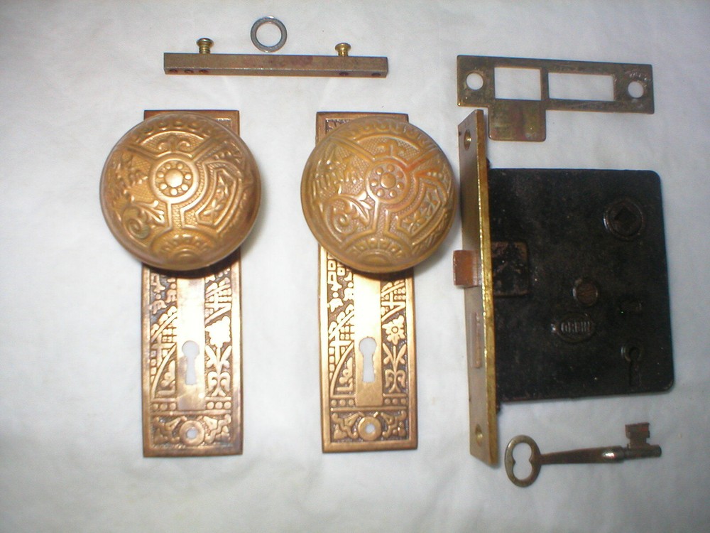Antique Victorian Era Door Hardware