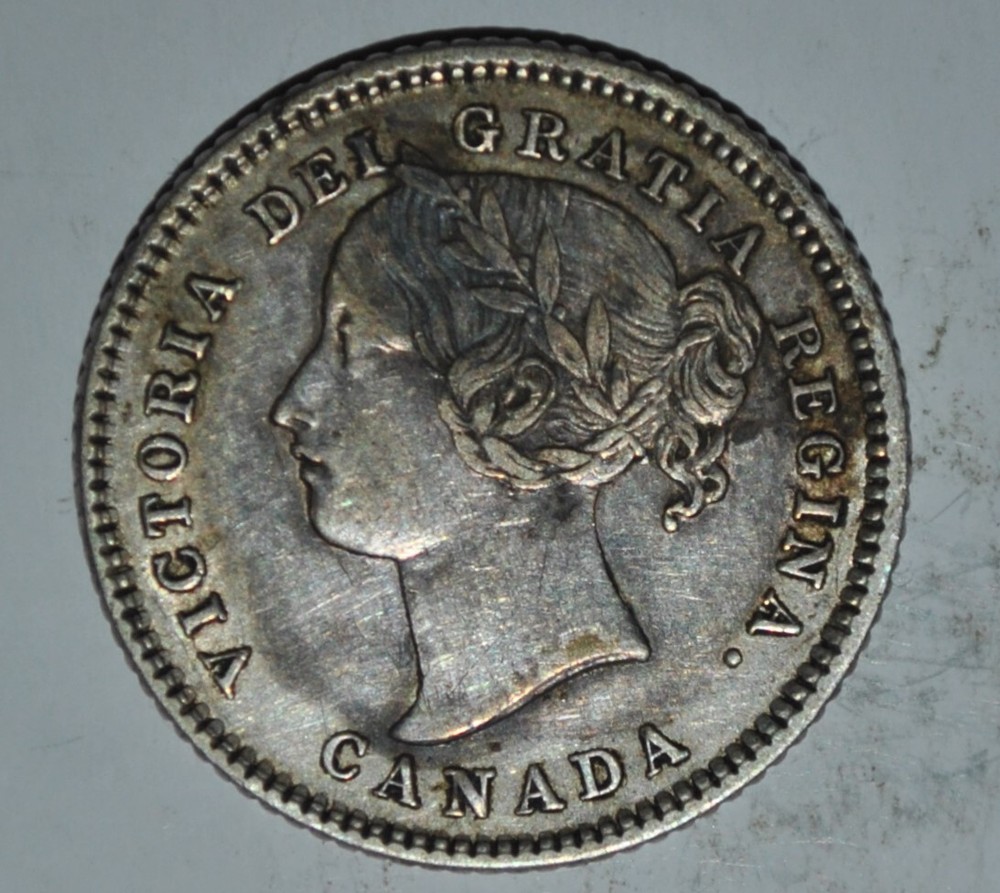 1880-H Canada 10 cent silver {{{C496