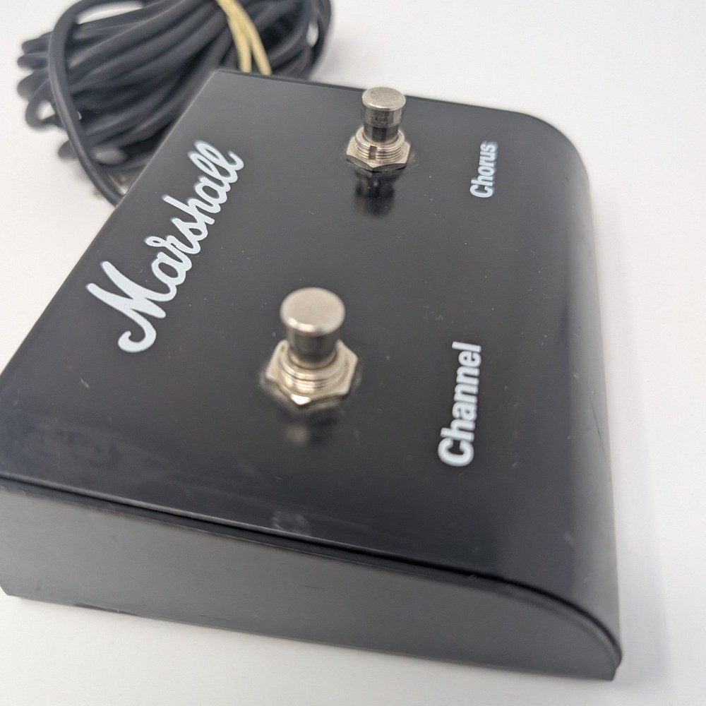 Marshall 2 Button Footswitch Channel Chorus DFX Guitar Effects