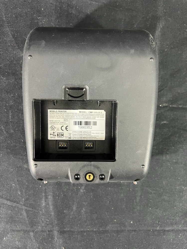 Citizen CMP-30II-SLS Portable 3in Mobile Bluetooth Barcode Receipt Printer