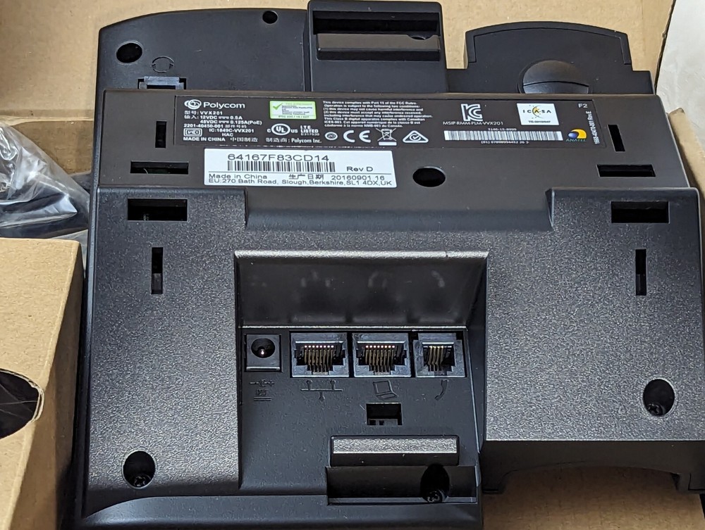 Polycom VVX 201 VoIP Phone - 220040450001