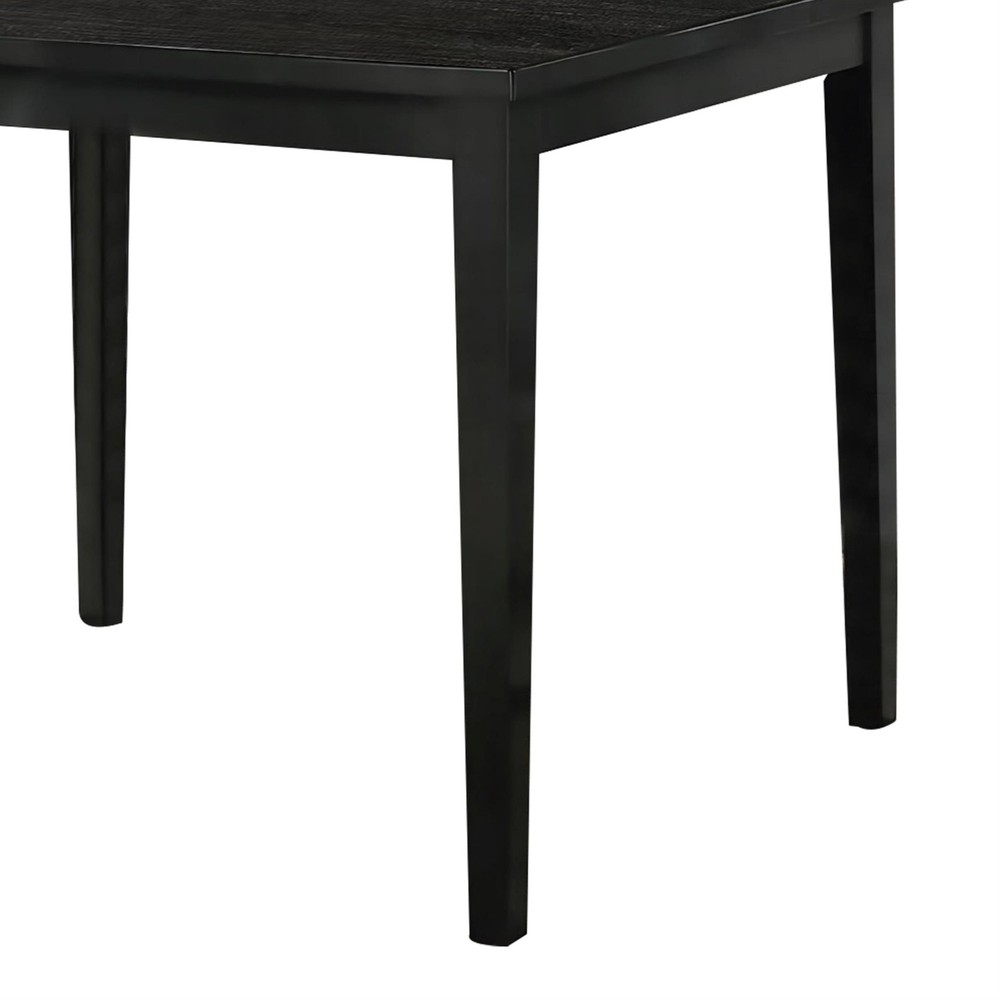 Heni Counter Height Table-48 Inch Rectangular Top-Dark Walnut Brown