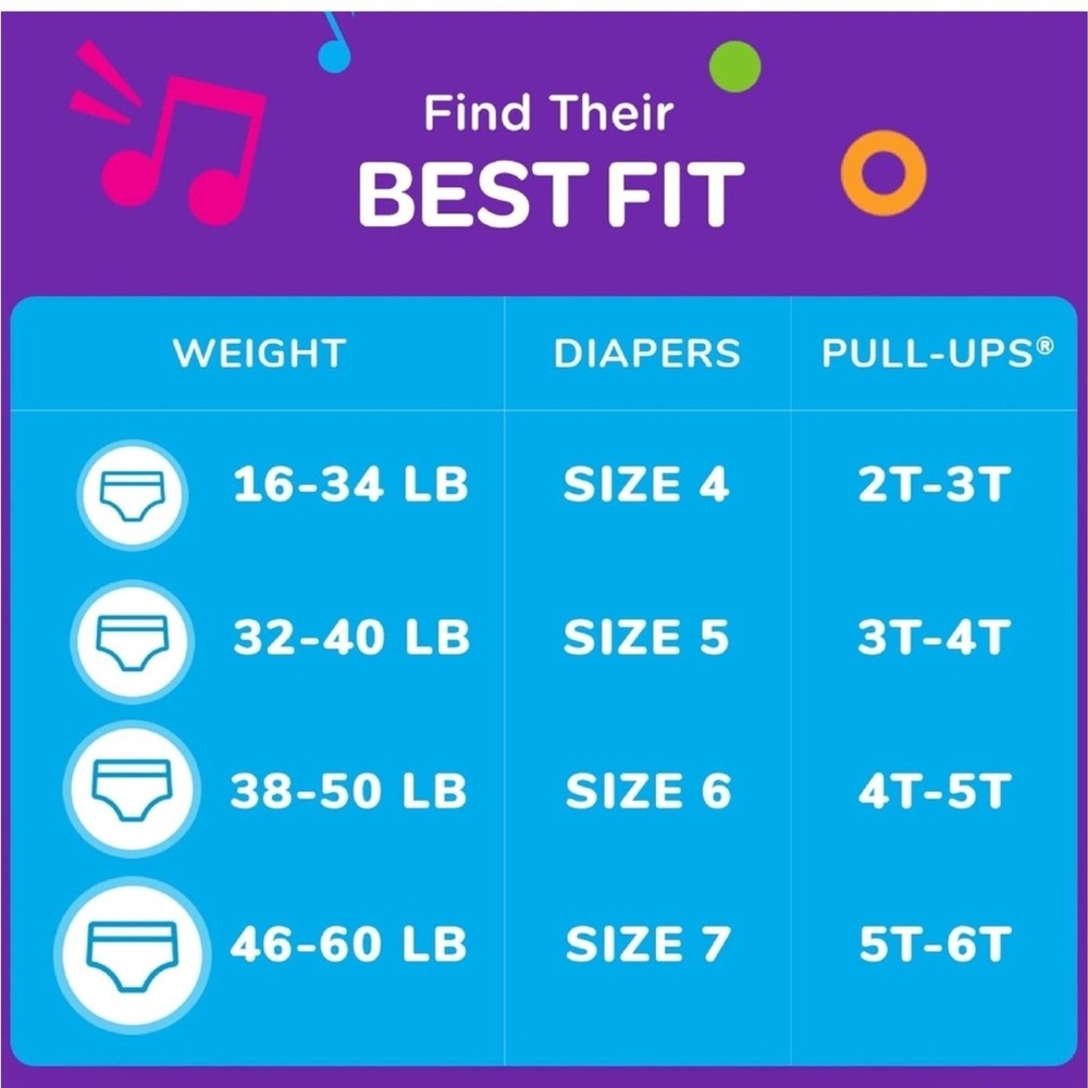 Pull-Ups Boys' Potty Training Pants, Size 2T-3T Training Underwear (16-34 lbs)