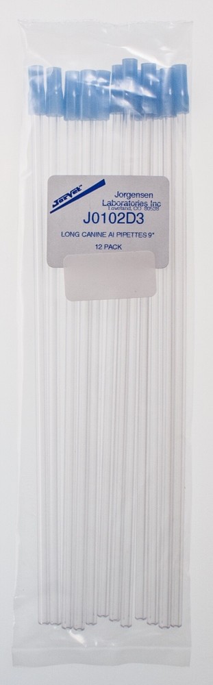 Extra Long K-9 AI Pipettes, 9", 12 pack
