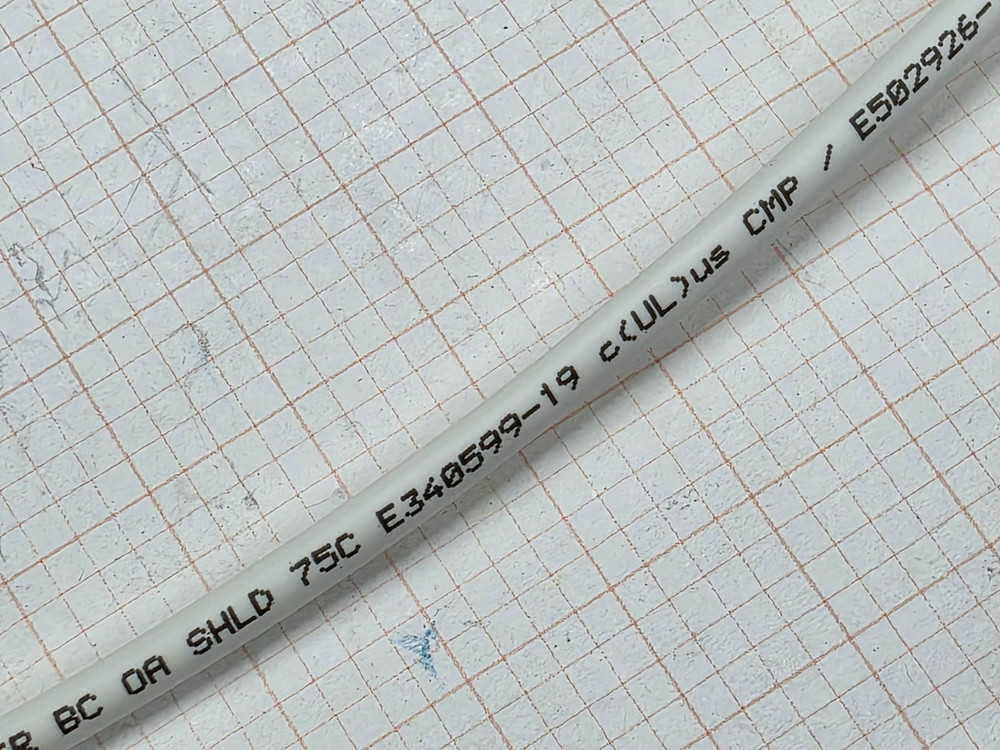 Liberty AV 22/6C Shielded Plenum Security/Control Cable CMP White /50ft