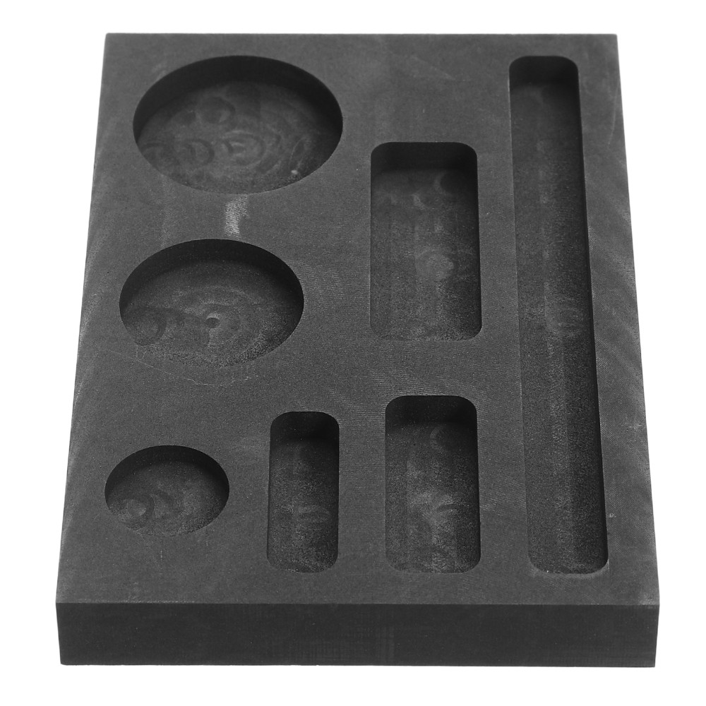 Graphite Mold: Graphite Casting Ingot Mold with 7-Slots Melting Casting