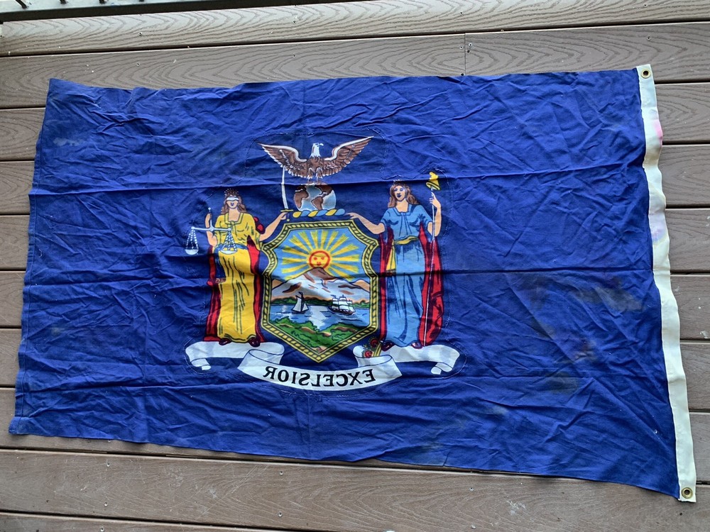 Vintage New York State Flag