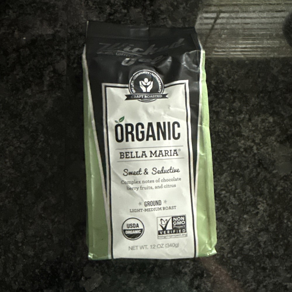 Coffee Bella Maria Ground, 12 oz, Light Green