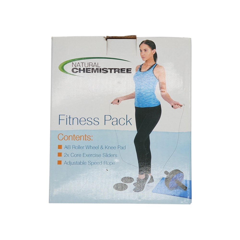 (3-Piece Set) Ab Roller, Core Sliders and Jump Rope, Workout and Exercise Bundle