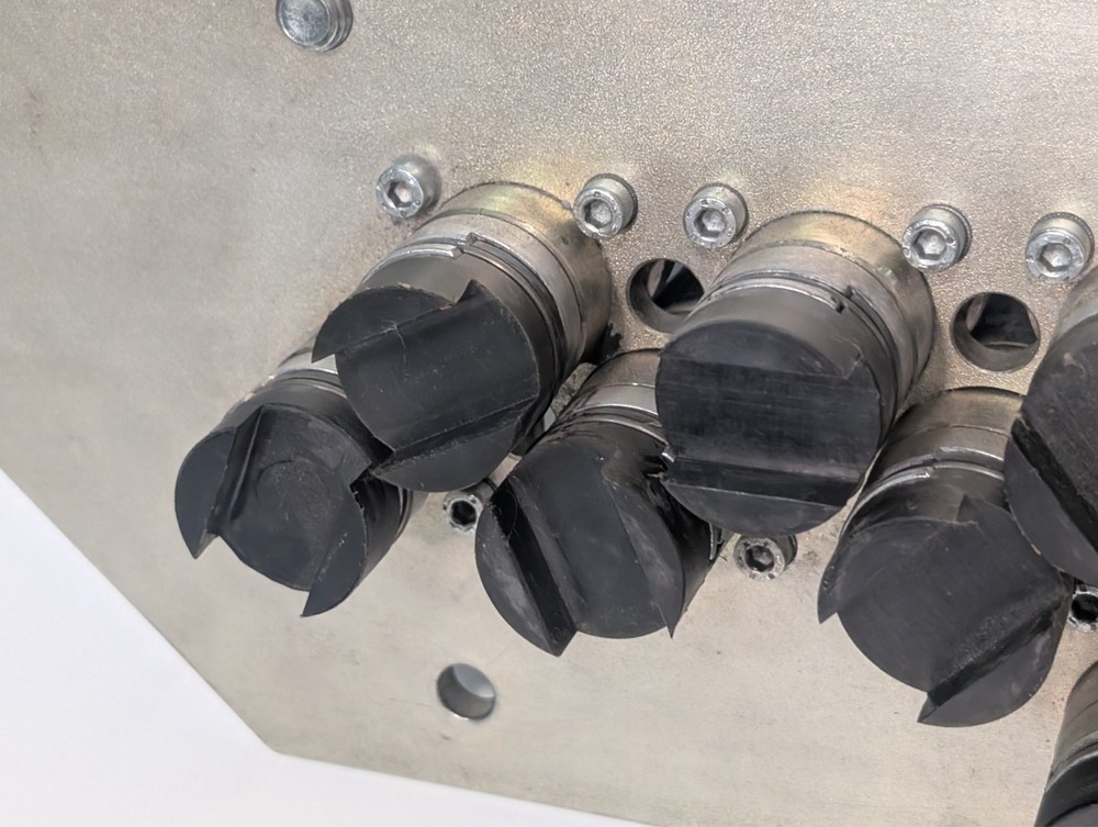 Endplate, 9-roller assembly, Streamfeeder SureFeed Bell Howell Pitney Bowes Bowe