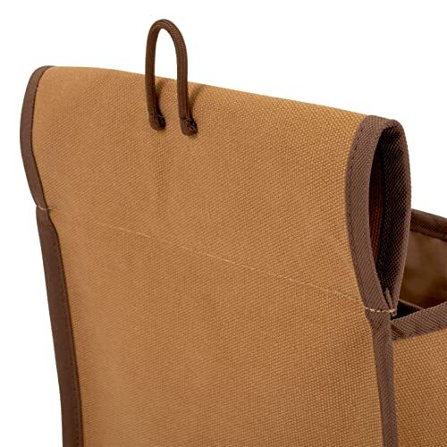 Rival Double Compartment Shotgun Shell Bag with Adjustable Belt Tan Canvas