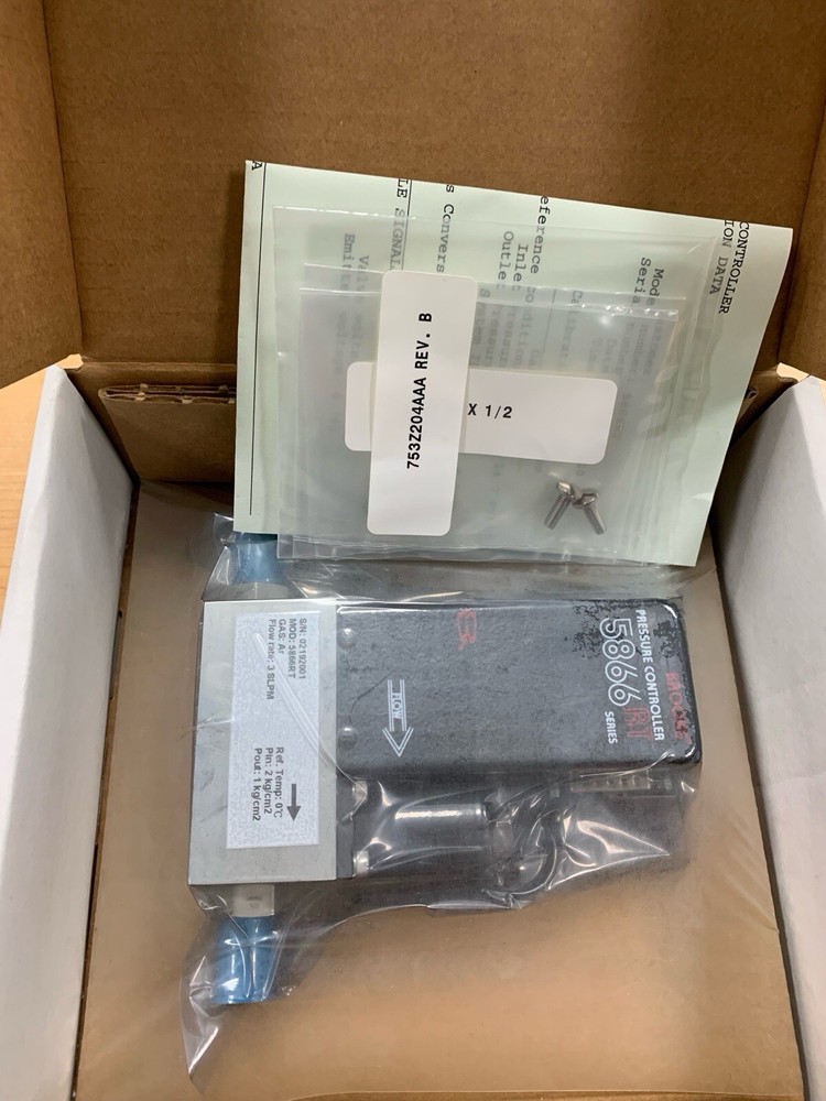 Brooks 5866 RT Pressure Controller Flow Meter Ar 3slm 22-029968-00