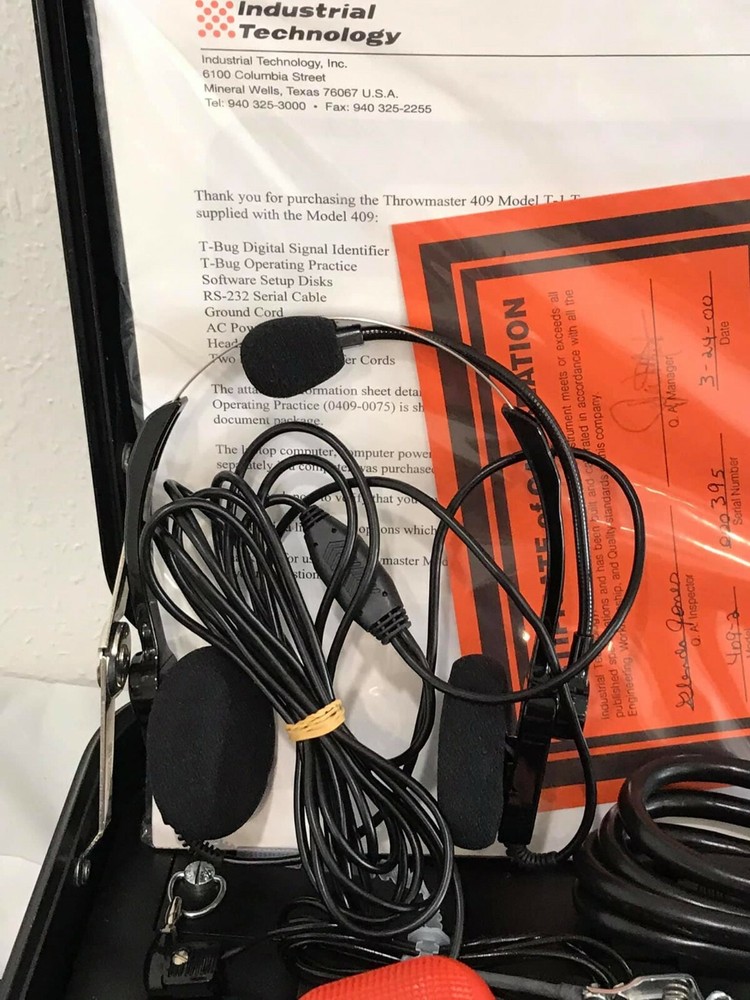 Industrial Technology Throwmaster 409 System Transfer Set Power Tested USED.