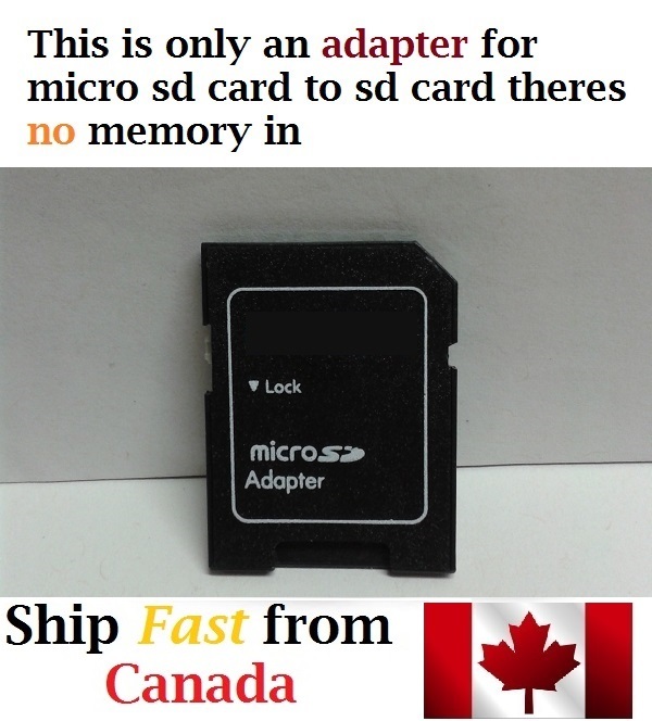 MicroSD to Standard SD card adapter Micro sd TF READER NO gb MEMORY onlyadapter