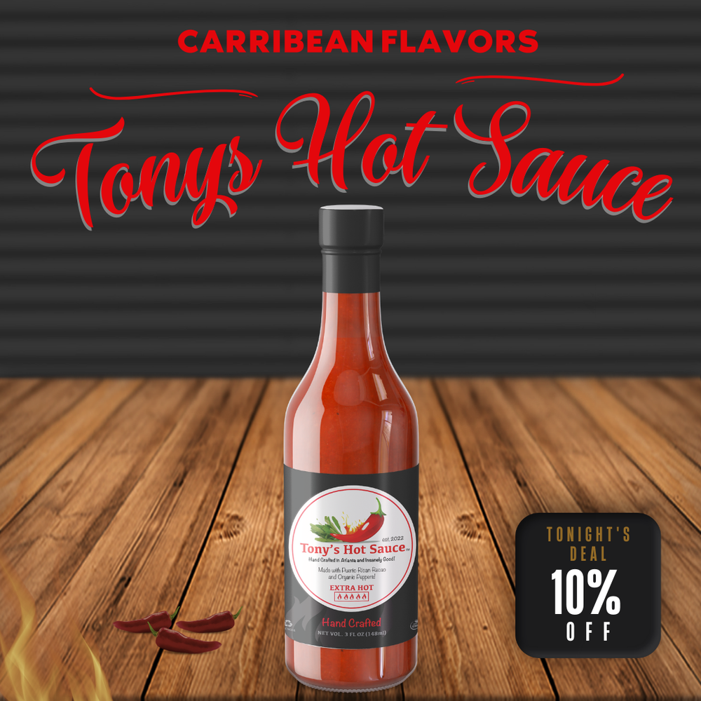 Tony's Handcrafted Hot Sauce-Ghost Pepper
