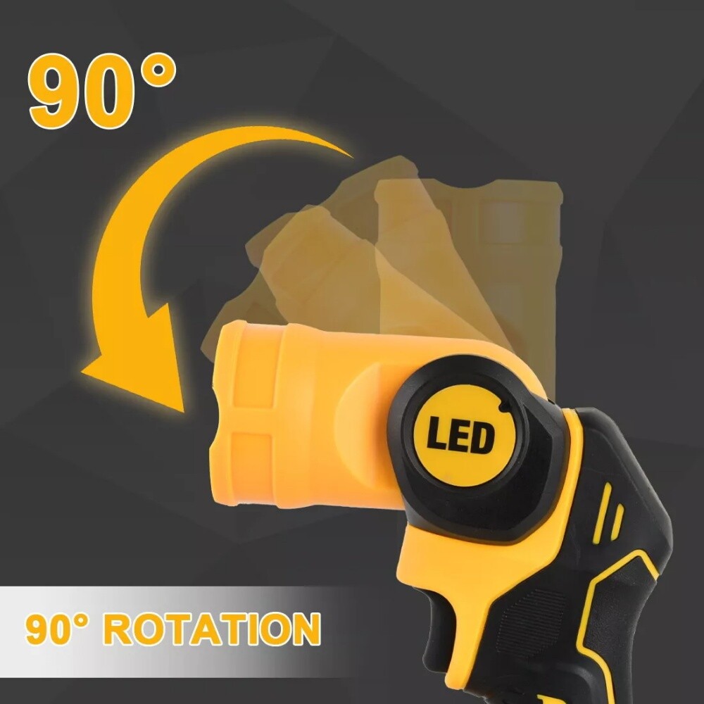 For DeWALT LED 20V 20Volt MAX Cordless LED Pivoting Work Light Flashlight TOOLS