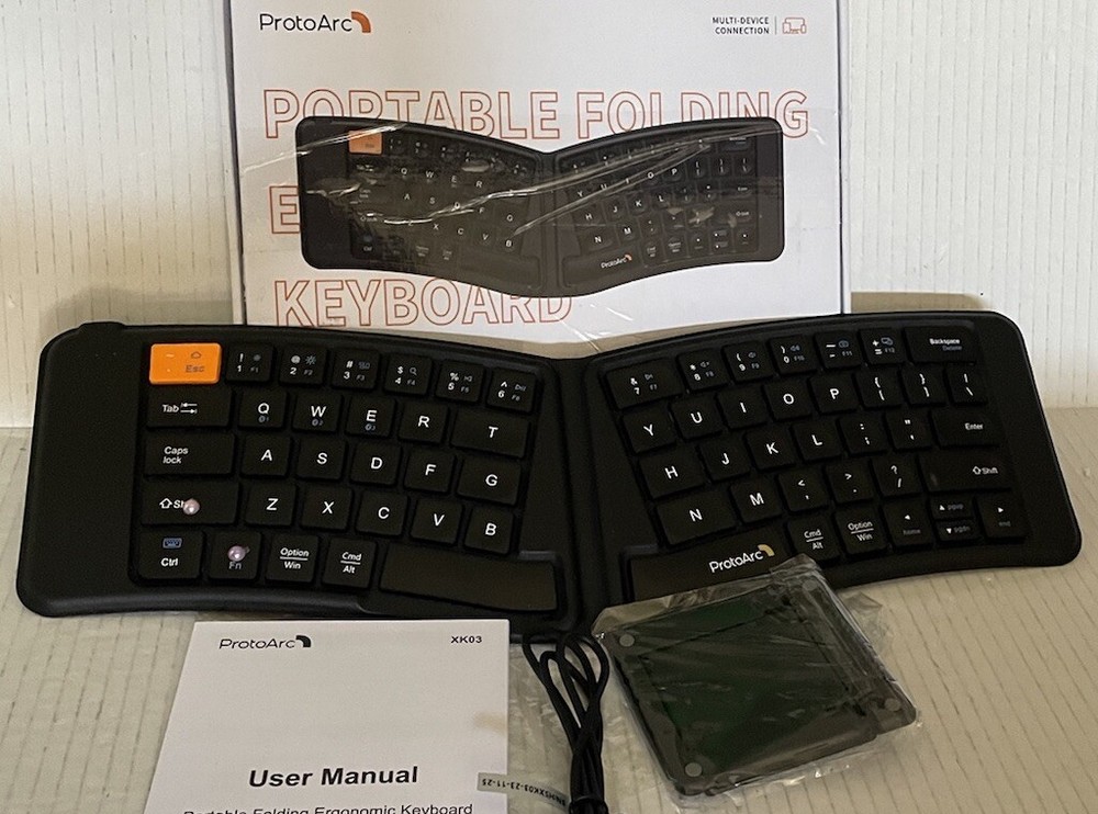 Portable Folding Ergonomic Keyboard