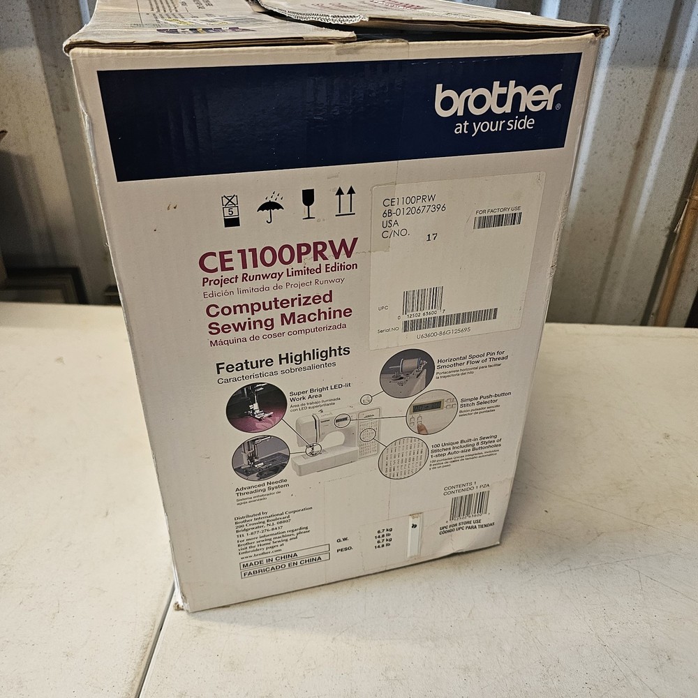 Brother Project Runway Limited Edition Computerized Sewing Machine - CE1100PRW